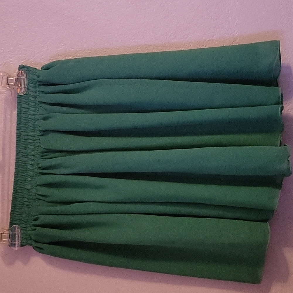 Green Skater Skirt